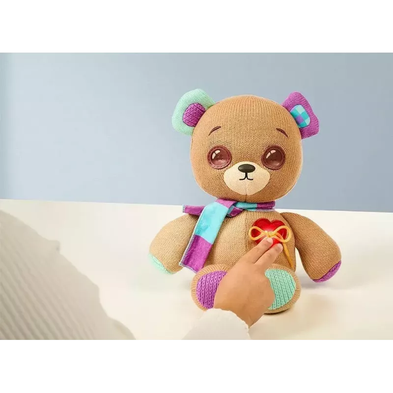 Plüsch-Interaktives Maskottchen Cobi Thready Bear – bewegungsaktiviertes Spielzeug mit Sound und Sensoren