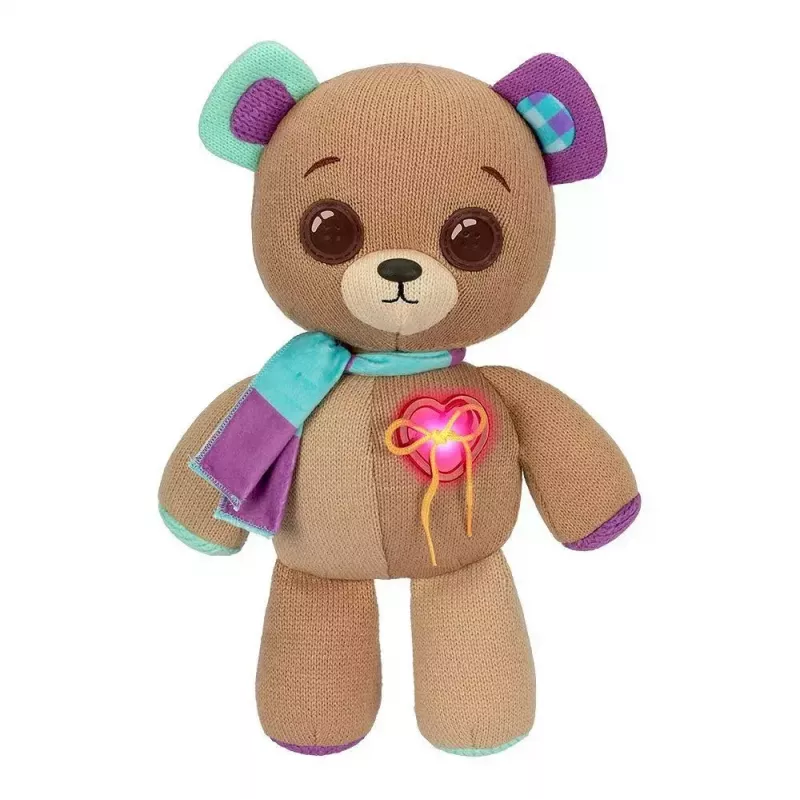 Plüsch-Interaktives Maskottchen Cobi Thready Bear – bewegungsaktiviertes Spielzeug mit Sound und Sensoren