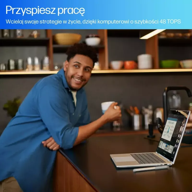 Hybrid-2-in-1-Laptop HP EliteBook X Flip G1i 14 Zoll — Intel Core Ultra 5 8-Kern 4,5 GHz, 512 GB SSD, WUXGA-Touch-IPS, Windows 11 Pro