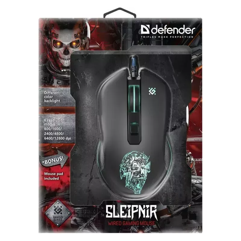 Maus Defender GM-927 Sleipnir Optic 12800dpi 6P