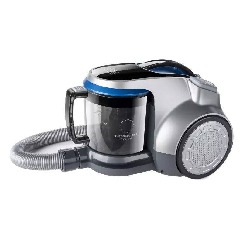 Zylinderstaubsauger Black & Decker BXVML700E — 700 W, 2 L Staubkapazität, Zyklonfilterung, EPA-Filter, Gummiräder
