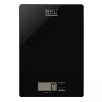Elektronische Küchenwaage Schwarz & Decker ES9900040B, gehärtetes Glas, 5 kg Kapazität, 1 g Genauigkeit