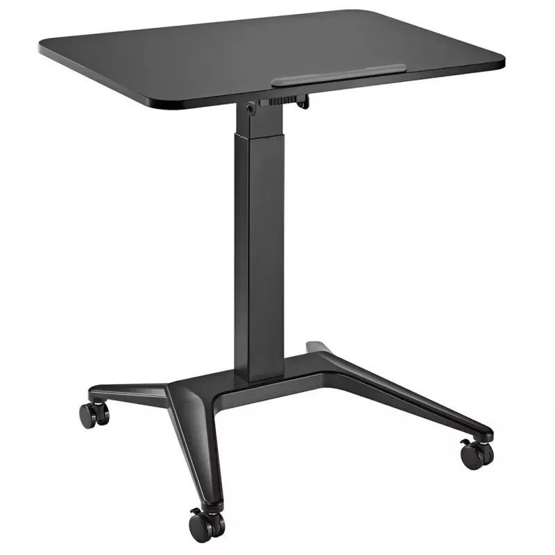 Mobiler Laptoptisch MACLEAN MC-453B mit pneumatischer Höhenverstellung, max. Höhe 109 cm, Tragkraft 8 kg