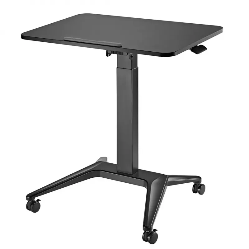 Mobiler Laptoptisch MACLEAN MC-453B mit pneumatischer Höhenverstellung, max. Höhe 109 cm, Tragkraft 8 kg