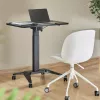 Mobiler Laptoptisch MACLEAN MC-453B mit pneumatischer Höhenverstellung, max. Höhe 109 cm, Tragkraft 8 kg