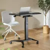 Mobiler Laptoptisch MACLEAN MC-453B mit pneumatischer Höhenverstellung, max. Höhe 109 cm, Tragkraft 8 kg