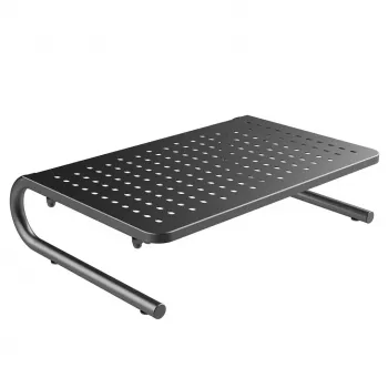 Laptop-Monitor-Ständer MACLEAN MC-948 für Bildschirme von 13 bis 32 Zoll, höhen- und neigungsverstellbar, schwarz, 370×235×100 mm, 20 kg Tragfähigkeit