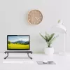 Laptop-Monitor-Ständer MACLEAN MC-948 für Bildschirme von 13 bis 32 Zoll, höhen- und neigungsverstellbar, schwarz, 370×235×100 mm, 20 kg Tragfähigkeit