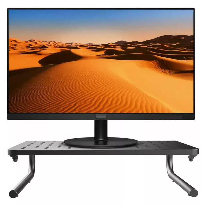 Laptop-Monitor-Ständer MACLEAN MC-948 für Bildschirme von 13 bis 32 Zoll, höhen- und neigungsverstellbar, schwarz, 370×235×100 mm, 20 kg Tragfähigkeit