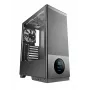 TACENS Computergehäuse 2SAGITTA20 Midi Tower, gehärtetes Glas, ATX/Micro-ITX/Mini-ITX, 1x3,5 Zoll + 2x2,5 Zoll, LED, Lüfter vorinstalliert