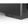 TACENS Computergehäuse 2SAGITTA20 Midi Tower, gehärtetes Glas, ATX/Micro-ITX/Mini-ITX, 1x3,5 Zoll + 2x2,5 Zoll, LED, Lüfter vorinstalliert