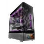 PC-Gehäuse TACENS Mars Gaming MCLCDPRO Midi Tower – Schwarz, IPS 7,2 Zoll Display, Netzteil unten, ATX/Micro‑ATX/Mini‑ITX Unterstützung