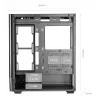 PC-Gehäuse TACENS Mars Gaming MCLCDPRO Midi Tower – Schwarz, IPS 7,2 Zoll Display, Netzteil unten, ATX/Micro‑ATX/Mini‑ITX Unterstützung