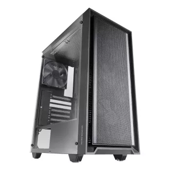 PC-Gehäuse TACENS Mars Gaming MC-PMAX Midi Tower — ATX/Micro-ATX/Mini-ITX, 3x120 mm vorne, 1x120 mm hinten, 2x3,5-Zoll- & 2x2,5-Zoll-Schächte, Schwarz