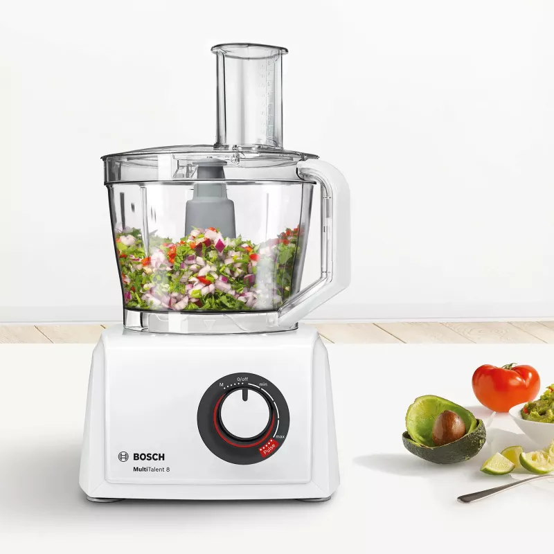 Küchenmaschine Bosch MC812W501 — 1000 W, 3,9-L-Schüssel, weiß, Edelstahlmesser