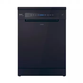 Freistehender Geschirrspüler CANDY CF 5C6F0B — 15 Maßgedecke, 46 dB, Full size (60 cm), schwarz