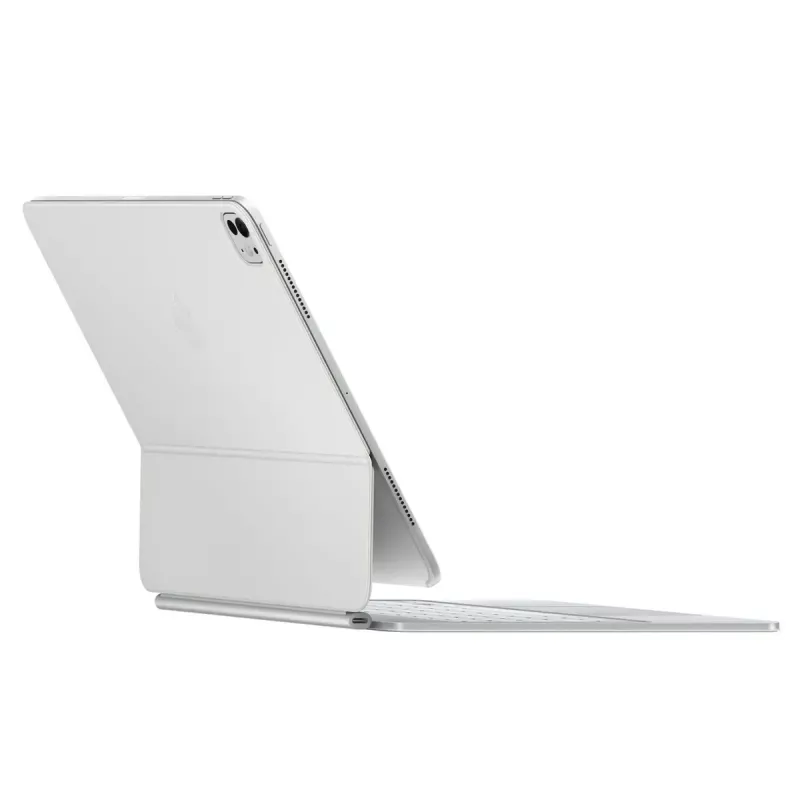 Apple Magic Tastatur für iPad Pro 13 inch M4 Schwedisch Weiß Wireless Trackpad