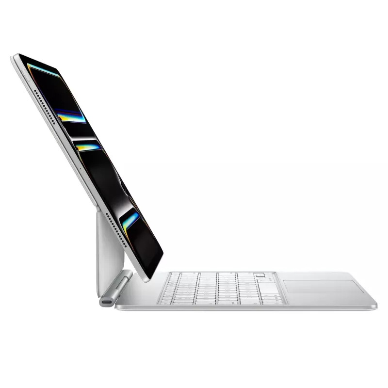 Apple Magic Tastatur für iPad Pro 13 inch M4 Schwedisch Weiß Wireless Trackpad