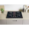 Candy CVW6BB Kochfeld Schwarz Einbau 59,5 cm Gas 4 Zone(n)