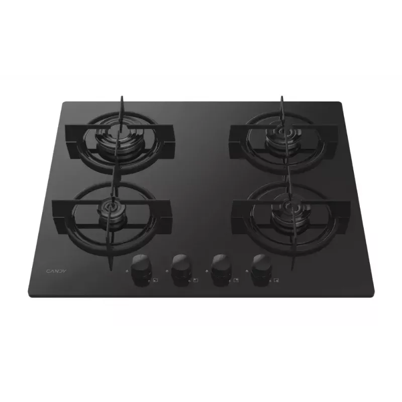 Candy CVW6BB Kochfeld Schwarz Einbau 59,5 cm Gas 4 Zone(n)