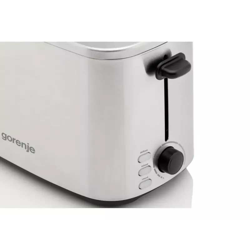 Toaster Gorenje T800DS – 2-Slot-Edelstahltoaster, kompaktes Haushaltsmodell