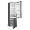 Freistehende Kühl-Gefrierkombination Midea MDRB600MME46, 443 L gesamt, 313 L Kühlschrank (No Frost), 130 L Gefrierschrank, Klasse E, Edelstahl