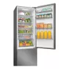 Freistehende Kühl-Gefrierkombination Midea MDRB600MME46, 443 L gesamt, 313 L Kühlschrank (No Frost), 130 L Gefrierschrank, Klasse E, Edelstahl