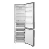 Freistehende Kühl-Gefrierkombination Midea MDRB600MME46, 443 L gesamt, 313 L Kühlschrank (No Frost), 130 L Gefrierschrank, Klasse E, Edelstahl