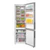 Freistehende Kühl-Gefrierkombination Midea MDRB600MME46, 443 L gesamt, 313 L Kühlschrank (No Frost), 130 L Gefrierschrank, Klasse E, Edelstahl