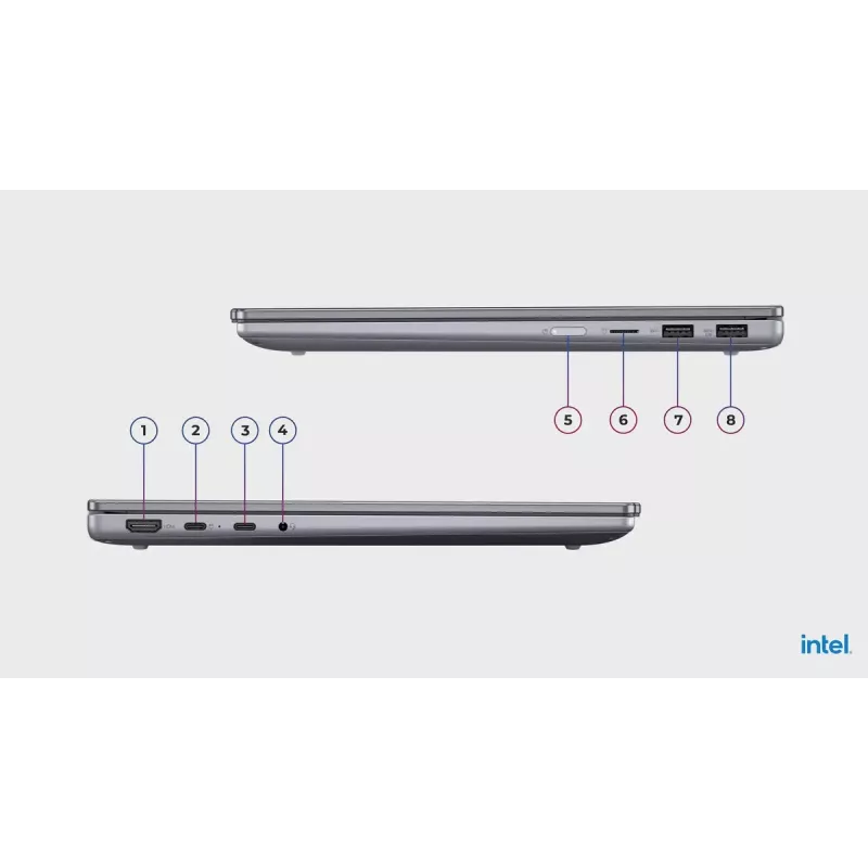 2-in-1 Laptop Lenovo IdeaPad 5 14 Zoll OLED Touch WUXGA i5-13420H 16 GB 512 GB Intel UHD Windows 11 Home