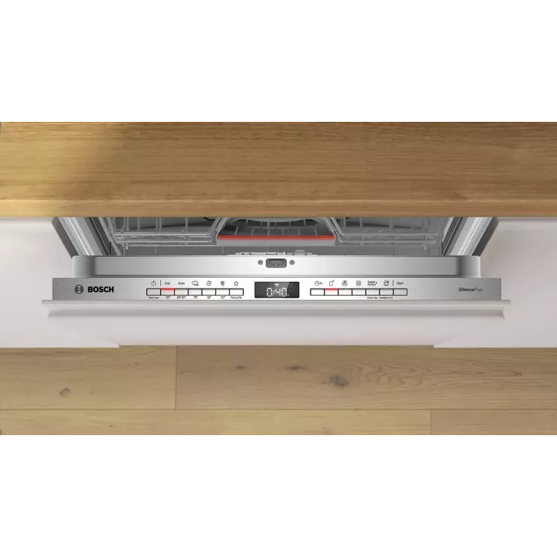 Einbau-Geschirrspüler Bosch Serie 4 SMV4EVX00E — 14 Maßgedecke, 60 cm, 6 Programme, 44 dB, Wärmetauscher-Trocknung