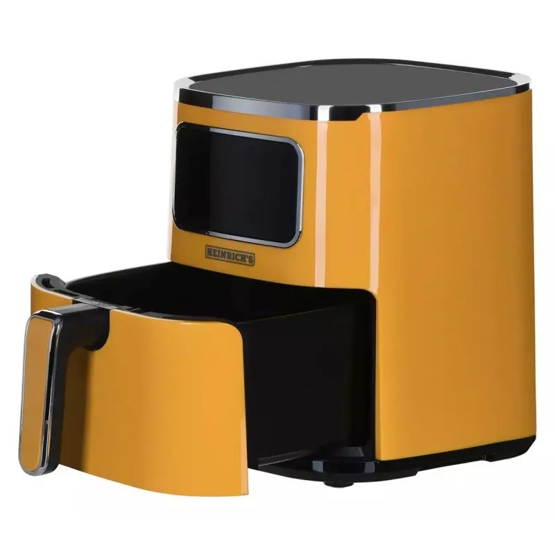Heißluftfritteuse HEINRICH'S HFR 8216, 5,0 l Fassungsvermögen, 1450 W, gelb