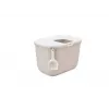Katzentoilette mit Obereinstieg Savic Hop In, Kunststoff, beige/weiß, 585×390×395 mm