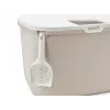 Katzentoilette mit Obereinstieg Savic Hop In, Kunststoff, beige/weiß, 585×390×395 mm