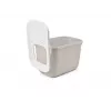 Katzentoilette mit Obereinstieg Savic Hop In, Kunststoff, beige/weiß, 585×390×395 mm