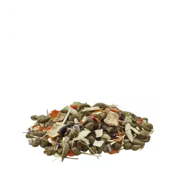 Pellet-Kaninchenfutter VERSELE-LAGA Cuni Nature 2,3 kg — Kräuter, 14 % Protein, 15,5 % Ballaststoffe, 4,5 % Fett, Vitamin C, gluten- und sojafrei