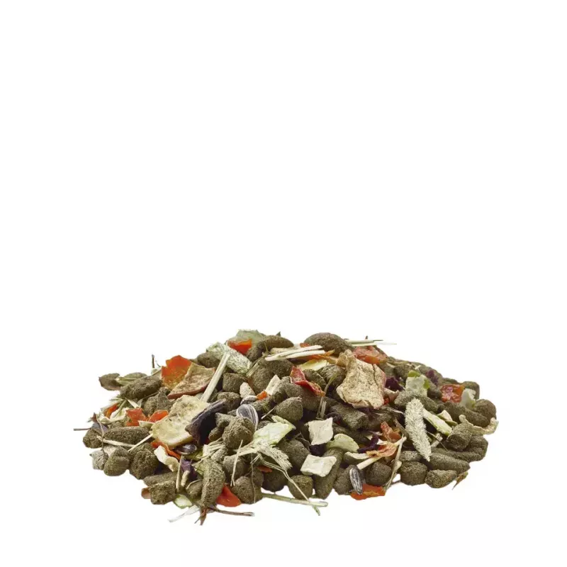 Pellet-Kaninchenfutter VERSELE-LAGA Cuni Nature 2,3 kg — Kräuter, 14 % Protein, 15,5 % Ballaststoffe, 4,5 % Fett, Vitamin C, gluten- und sojafrei