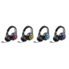 Headset DEFENDER FreeMotion B400 — kabelgebunden & kabellos, USB-C, AUX, geschlossene supraaurale Kopfhörer, 20–20000 Hz, 118 dB, LED-Hintergrundbeleuchtung, schwarz