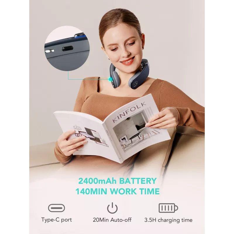 Massagegerät SKG G7-Pro-Fold Blue Combo Kompression Kneten Vibration