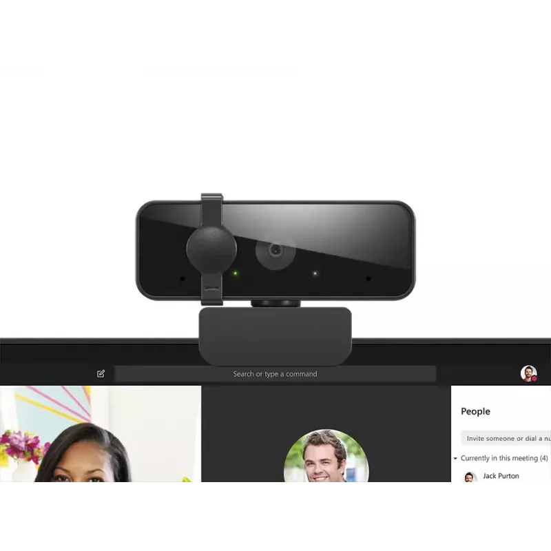 Lenovo 310 Full HD Webcam 1920×1080 30 fps USB 2.0 Clip Schwarz