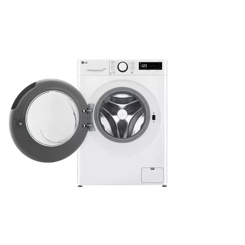 LG F4DR509SBW Waschtrockner Freistehend Frontlader Schwarz, Weiß