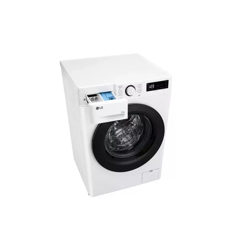 LG F4DR509SBW Waschtrockner Freistehend Frontlader Schwarz, Weiß