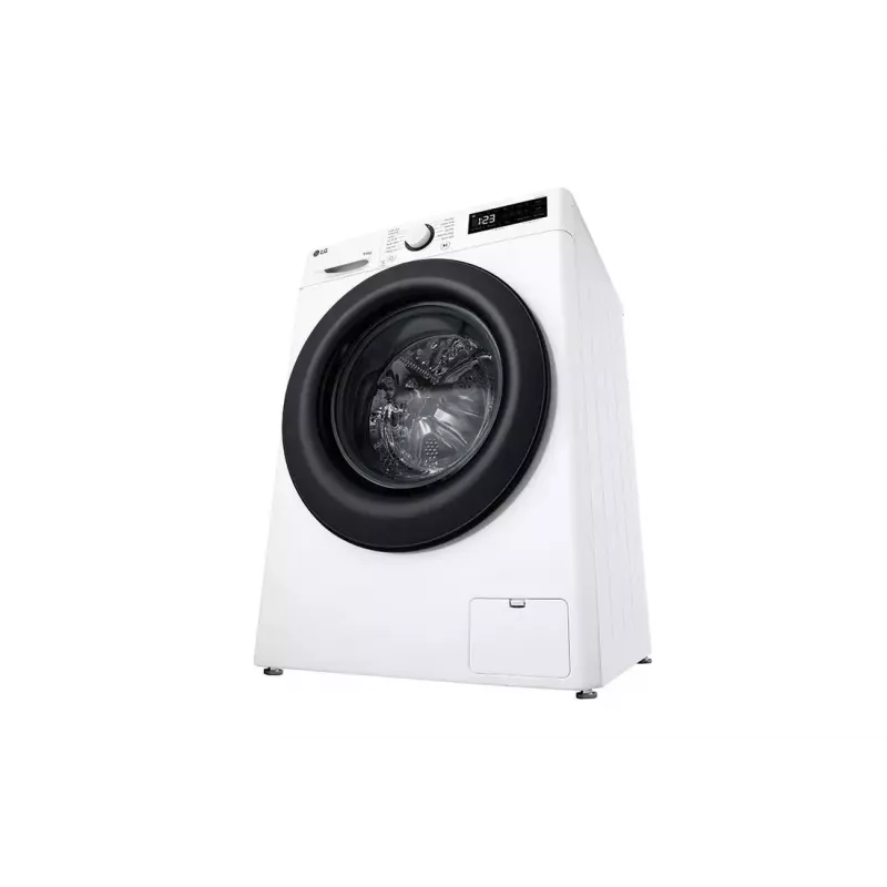 LG F4DR509SBW Waschtrockner Freistehend Frontlader Schwarz, Weiß