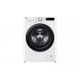 LG F4DR509SBW Waschtrockner Freistehend Frontlader Schwarz, Weiß