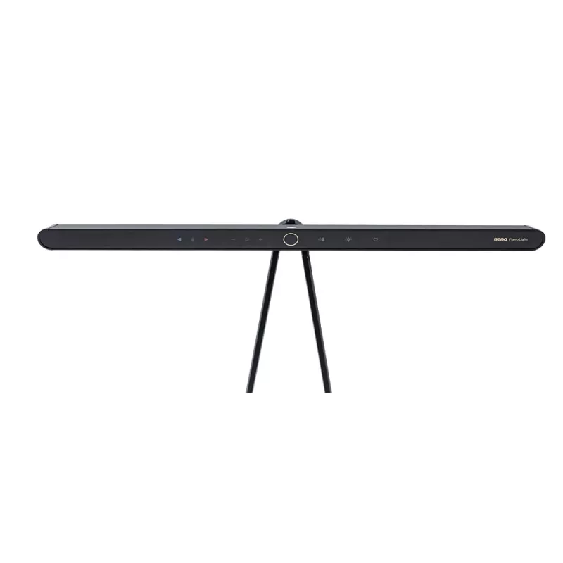 Monitorleuchte BenQ PianoLight R Schwarz – 1070 lm, USB-betrieben, 120×367×628 mm