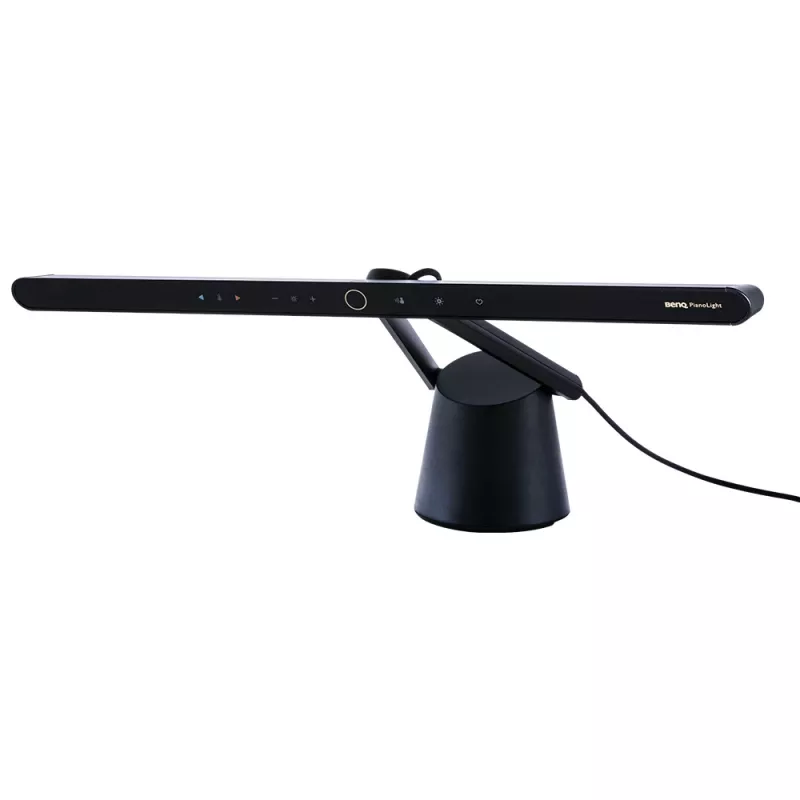 Monitorleuchte BenQ PianoLight R Schwarz – 1070 lm, USB-betrieben, 120×367×628 mm