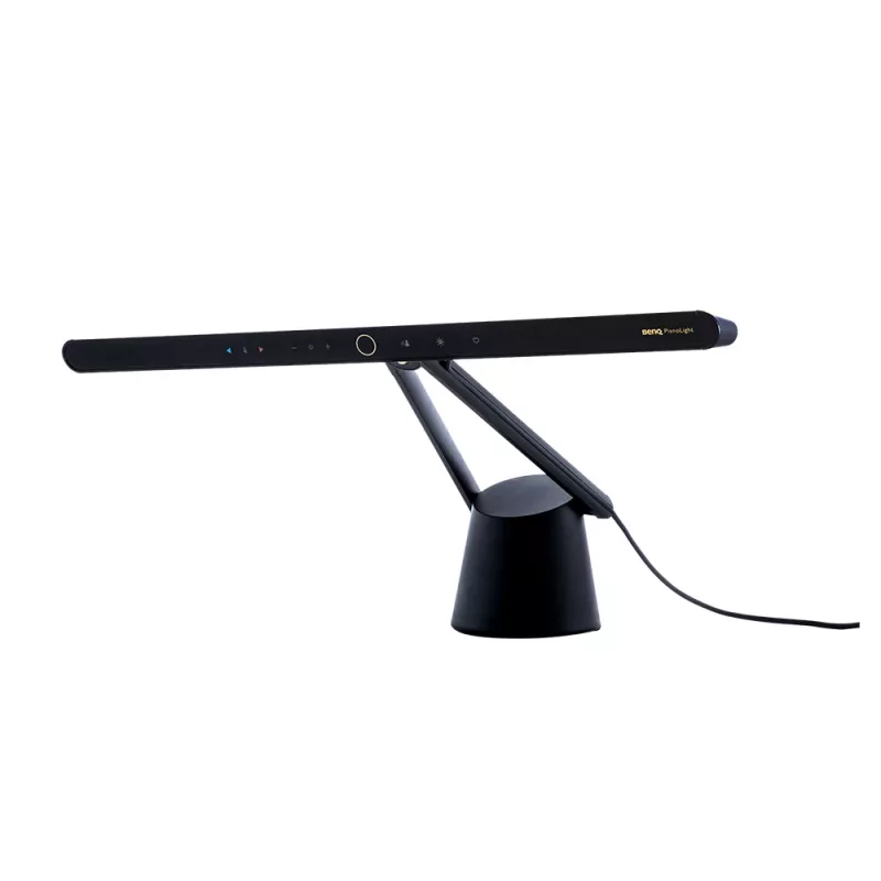 Monitorleuchte BenQ PianoLight R Schwarz – 1070 lm, USB-betrieben, 120×367×628 mm