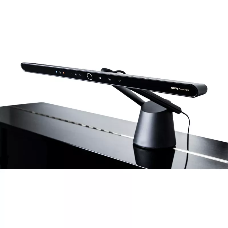 Monitorleuchte BenQ PianoLight R Schwarz – 1070 lm, USB-betrieben, 120×367×628 mm