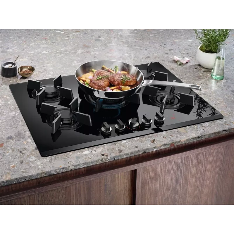Electrolux KGG75362K Schwarz Einbau 75 cm Gas 5 Zone(n)