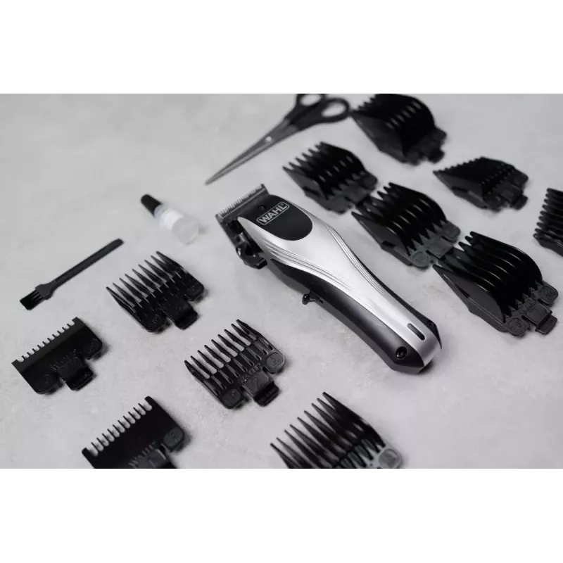 Haarschneider Wahl Rapid Clip 33-stufig 0,7–28 mm Lithium-Ion, Schwarz Edelstahl